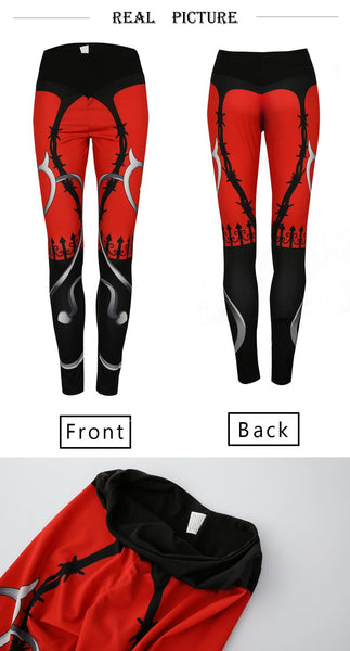 Sporting Printed Women's Fitness Leggings