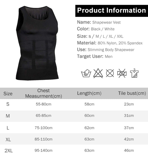 Men's Slimming Body Shapewear Corset Vest