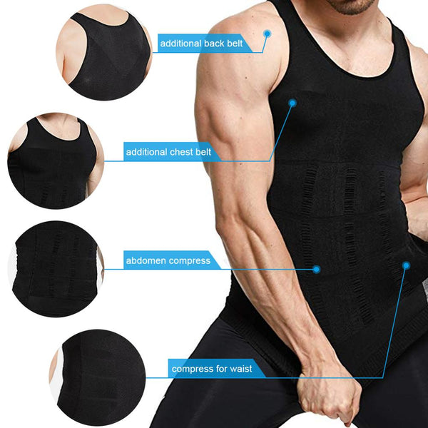 Men's Slimming Body Shapewear Corset Vest