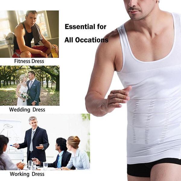 Men's Slimming Body Shapewear Corset Vest